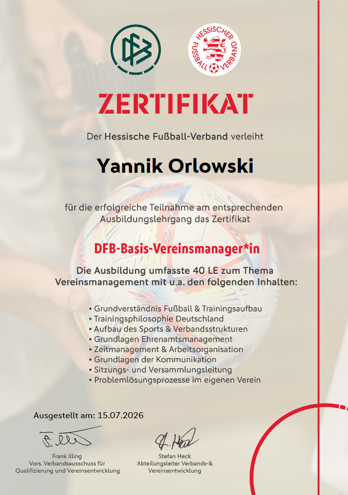 Yannik_Vereinsmanager